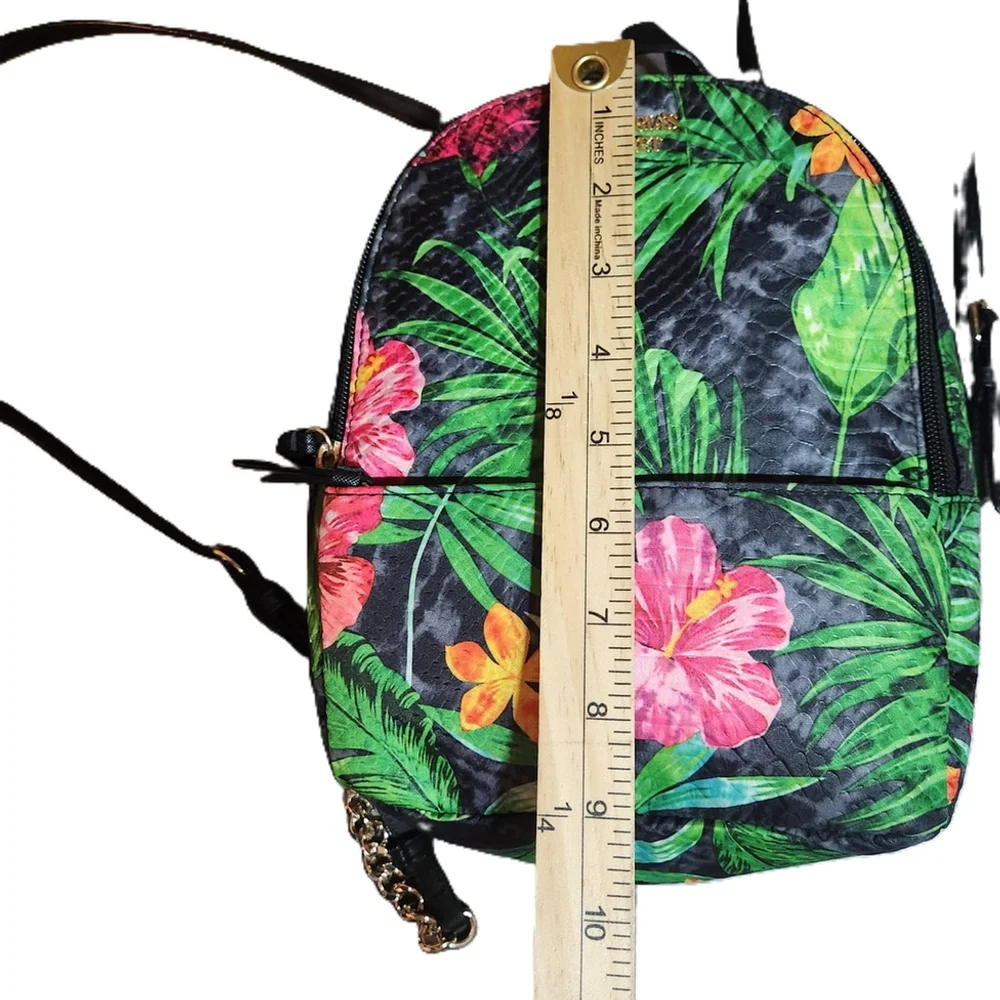 Victoria's Secret Multicolor Tropical Floral Mini Backpack OS